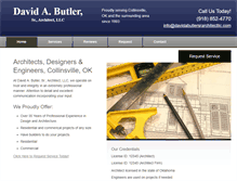 Tablet Screenshot of davidabutlersrarchitectllc.com